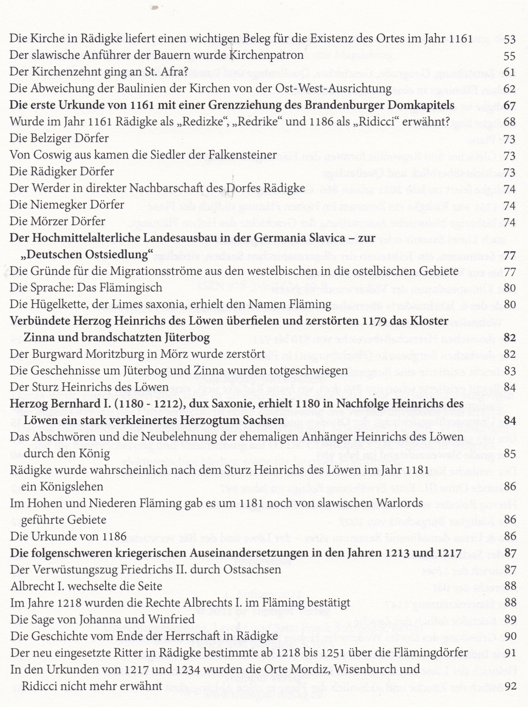 Inhalt Geschichte Hoher Fläming