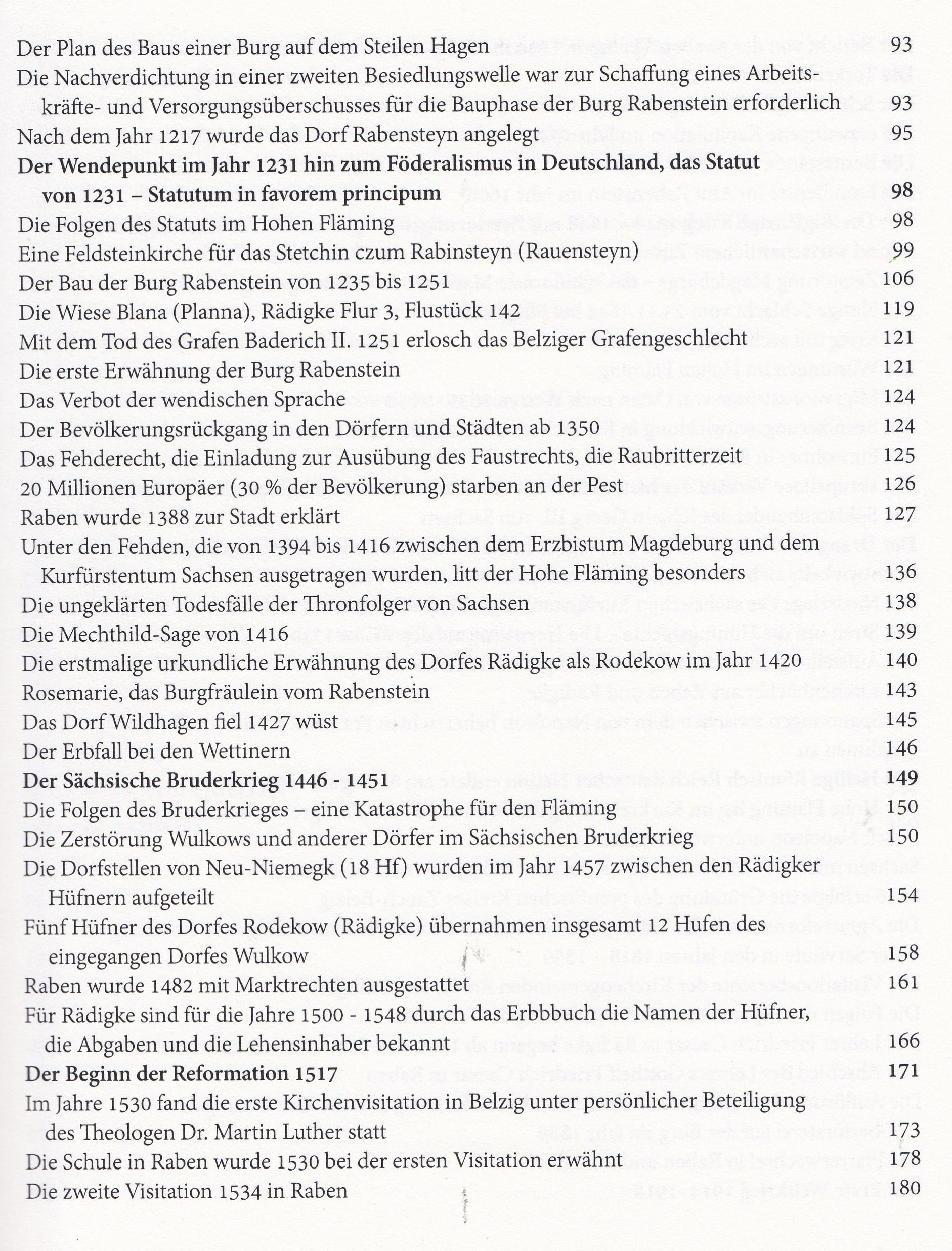 Inhalt Geschichte Hoher Fläming