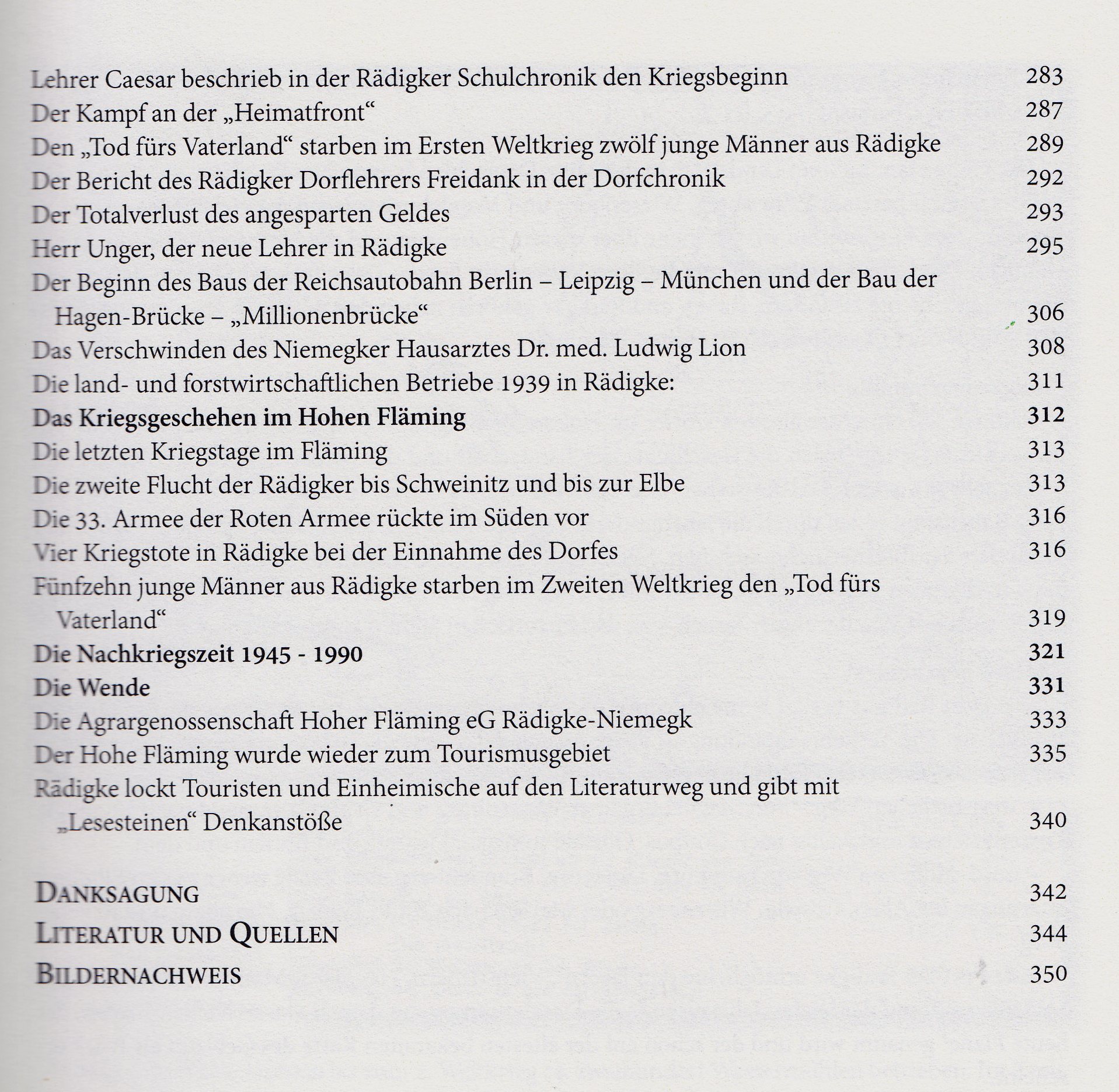 Inhalt Geschichte Hoher Fläming